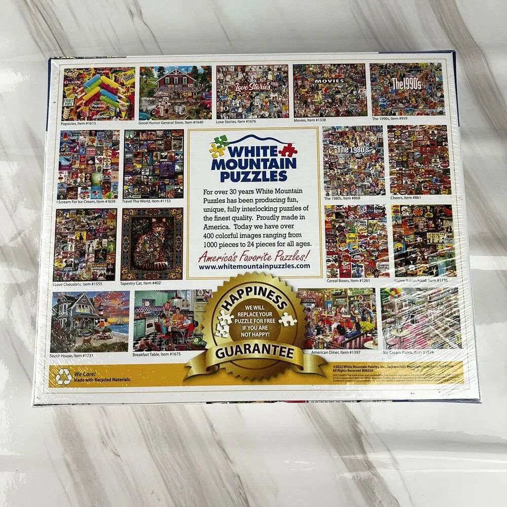 White Mountain I Love Tennessee 1000pc. Puzzle By Charlirle Girard (NEW SEALED)